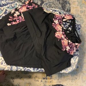 Torrid floral print active set